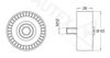 VW 071145276A Deflection/Guide Pulley, v-ribbed belt